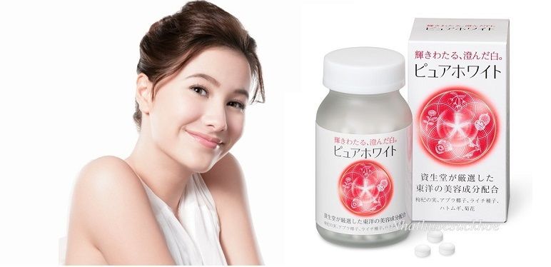 Viên uống Pure White Shiseido- Bí quyết làm đẹp của phụ nữ 