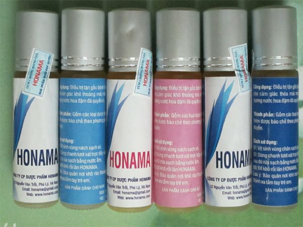 Honama là sự kết hợp giữa thảo dược tự nhiên và các công thức làm tê liệt hoạt động của tuyến mồ hôi