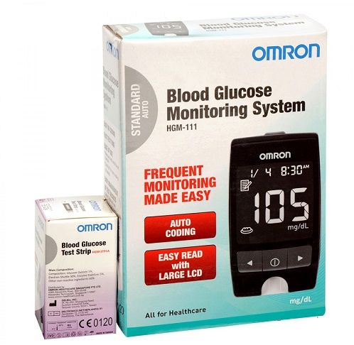 Máy đo đường huyết Omron HGM 111 đo nhanh chóng, chính xác