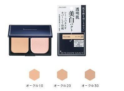 Phấn phủ Shiseido Integrate Gracy có 3 màu