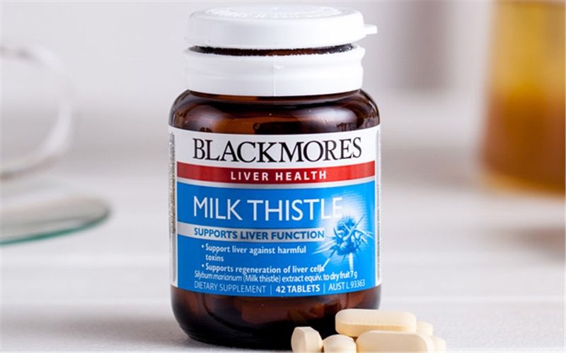 Viên uống giải độc gan Milk Thistle Blackmore của Úc 42 viên