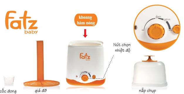 Cấu tạo máy hâm sữa Fatzbaby FB3011SL 