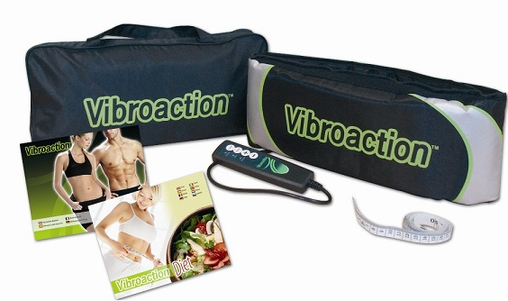 Bộ sản phẩm bao gồm: 1 đai massage Vibroaction, 1 dây quấn, 1 bộ điều khiển, 1 túi đựng, 1 hướng dẫn sử dụng, 1 thước đo