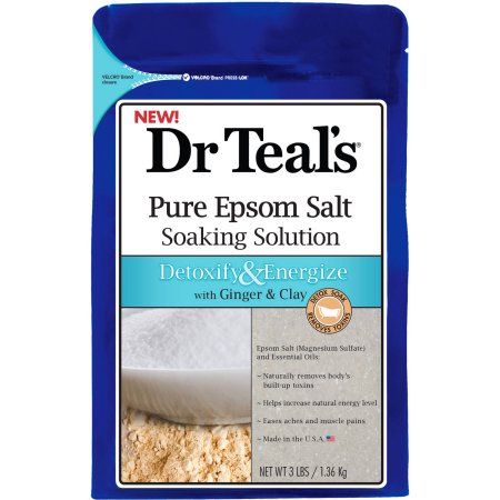 Dr Teal's Epsom Salt Soaking Solution thanh lọc cơ thẻ và tiếp thêm năng lượng