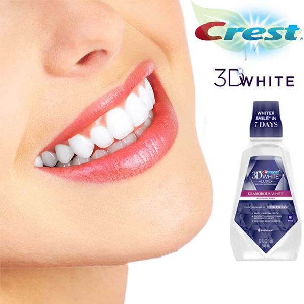 Crest 3D White loại bỏ các vết ố vàng, cho hàm răng trắng sáng
