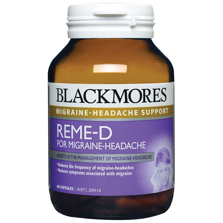 Viên uống giảm đau đầu, rối loạn tiền đình Blackmores Reme-D