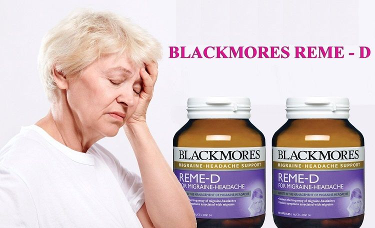 Viên uống Blackmores Reme-D làm giảm chứng đau nửa đầu, buồn nôn