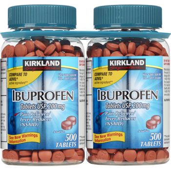 Viên uống giảm đau KirkLand Ibuprofen 200mg