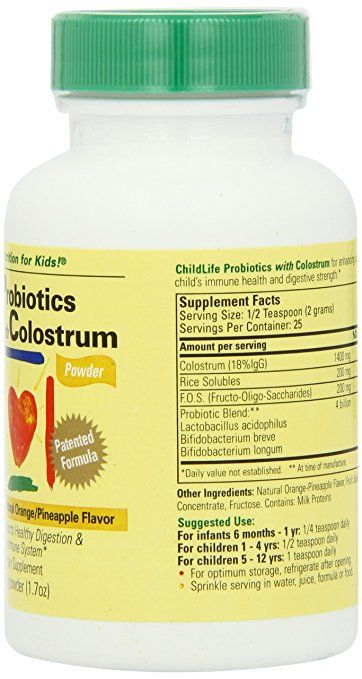 ChildLife Probiotics & Colostrum là sự kết hợp tối ưu cho sự phát triển hệ miễn dịch và tiêu hóa cho trẻ