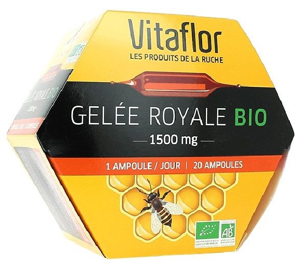 Sữa ong chúa Vitaflor Bio 1500mg 20 ống của Pháp