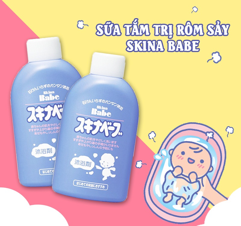 Sữa tắm Skina Babe không chứa chất bảo quản nên rất an toàn, không gây bất kì kích ứng, tổn thương nào cho bé