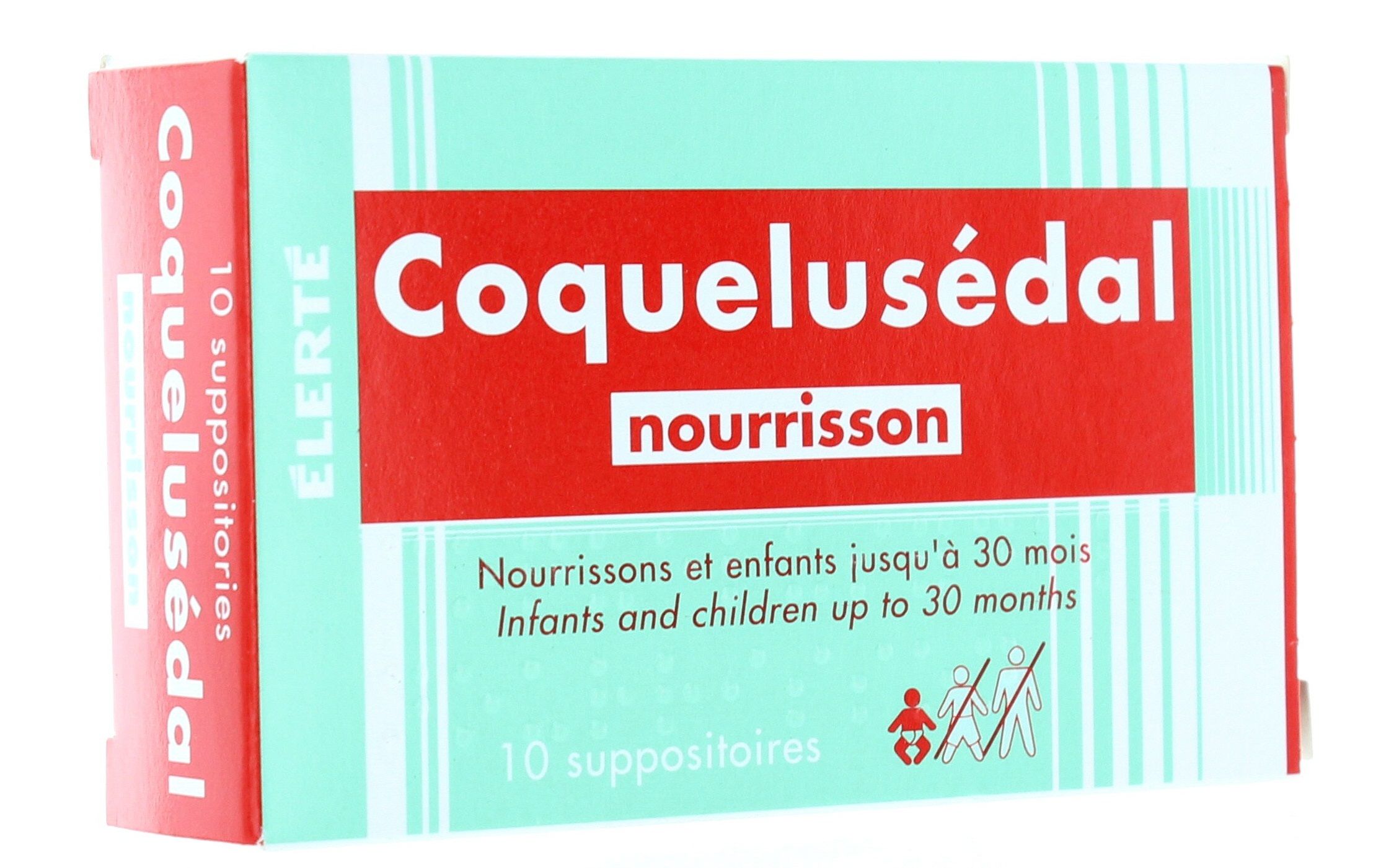 Viên đặt hậu môn Coquelusedal trị ho, long đờm cho trẻ từ sơ sinh tới 30 tháng