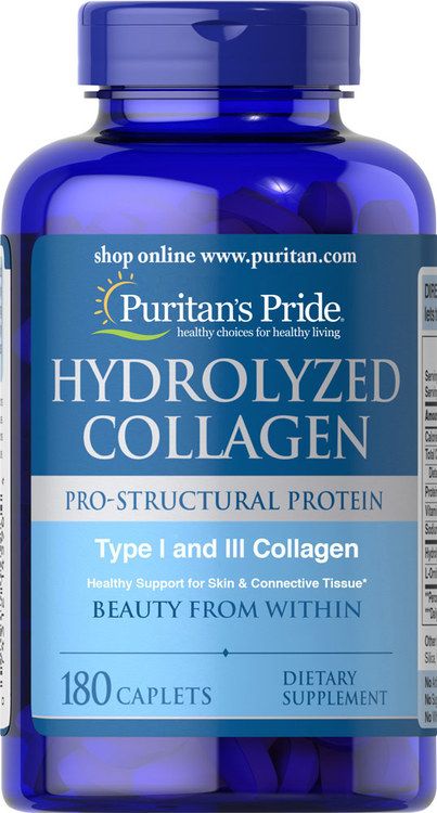 Collagen thủy phân Puritan's pride hydrolyzed collagen 