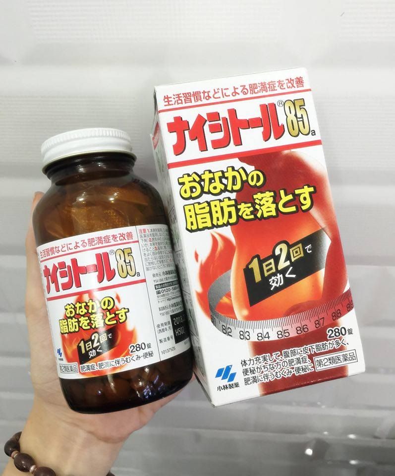 Viên giảm mỡ bụng Naishitoru 85 Kobayashi với các thành phần từ thảo dược thiên nhiên an toàn, không tác dụng phụ