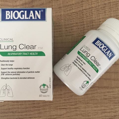 Viên uống Bioglan Lung Clear với nguyên liệu tự nhiên cùng các khoáng chất và chất dinh dưỡng giúp thanh lọc phổi hiệu quả