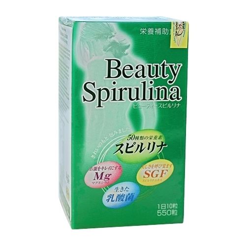 Tảo Beauty spirulina giúp bổ sung vitamin, chất dinh dưỡng giúp cơ thể khỏe mạnh, làm chậm quá trình lão hóa