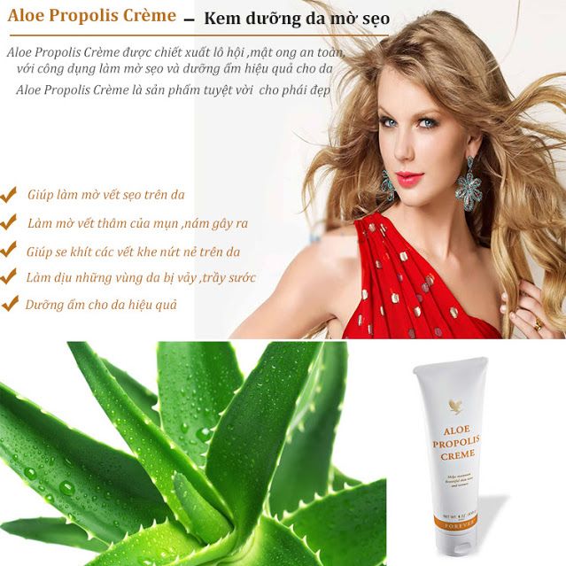 Aloe Propolis Crème có khả năng giữ ẩm và dưỡng da tuyệt vời