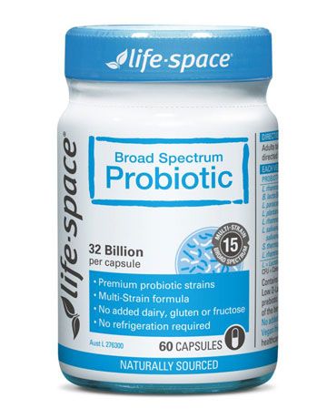 Men vi sinh Úc cho người lớn Life Space Probiotic 60 viên mẫu cũ bổ sung 32 tỷ lợi khuẩn