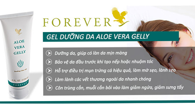 Công dụng của gel dưỡng da Aloe Vera Gelly 