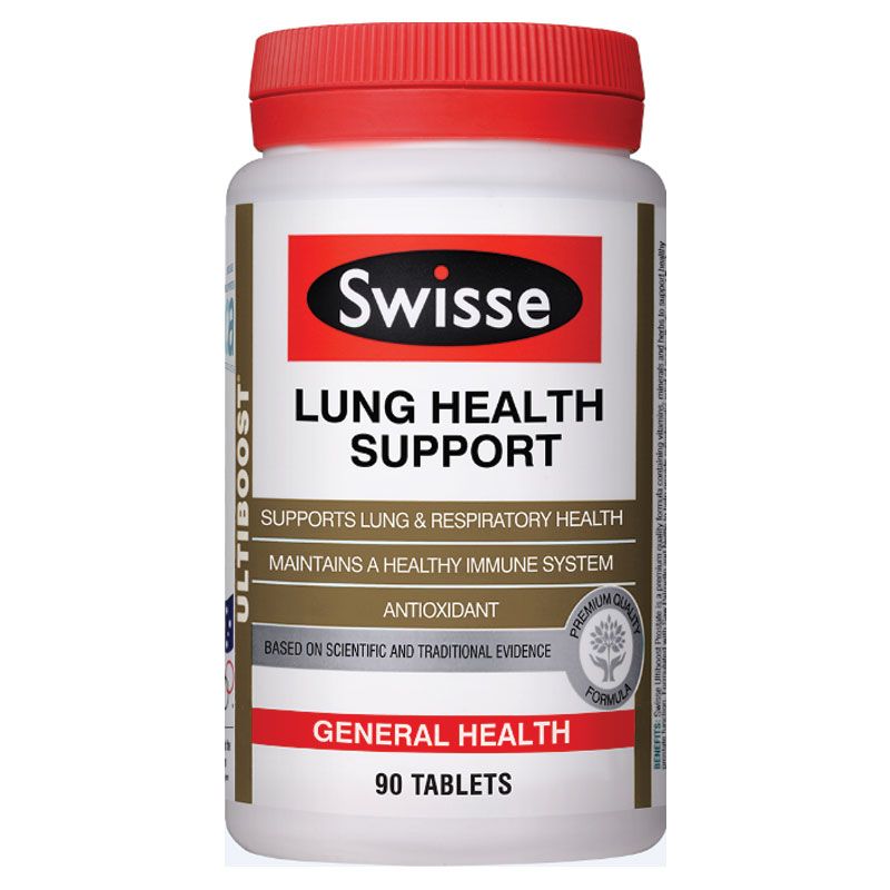 Viên uống bổ trợ phổi Swisse Lung Health Support Úc