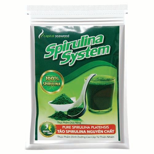 Bột tảo Spirulina System nguyên chất 