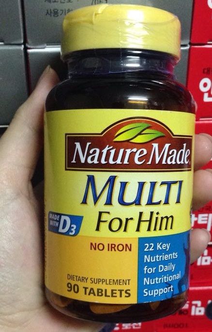 Vitamin tổng hợp cho nam Nature Made Multi For Him 