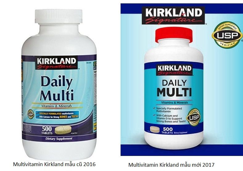 Vitamin tổng hợp cho người dưới 50 tuổi Multivitamin Kirkland