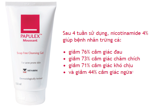 Sữa rửa mặt trị mụn Papulex Moussant Soap Cleansing Gel 3