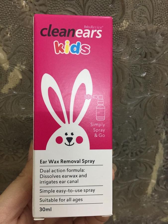 Xịt Ráy Tai Clean Ears Kids 30ml Chính Hãng Của Úc 2