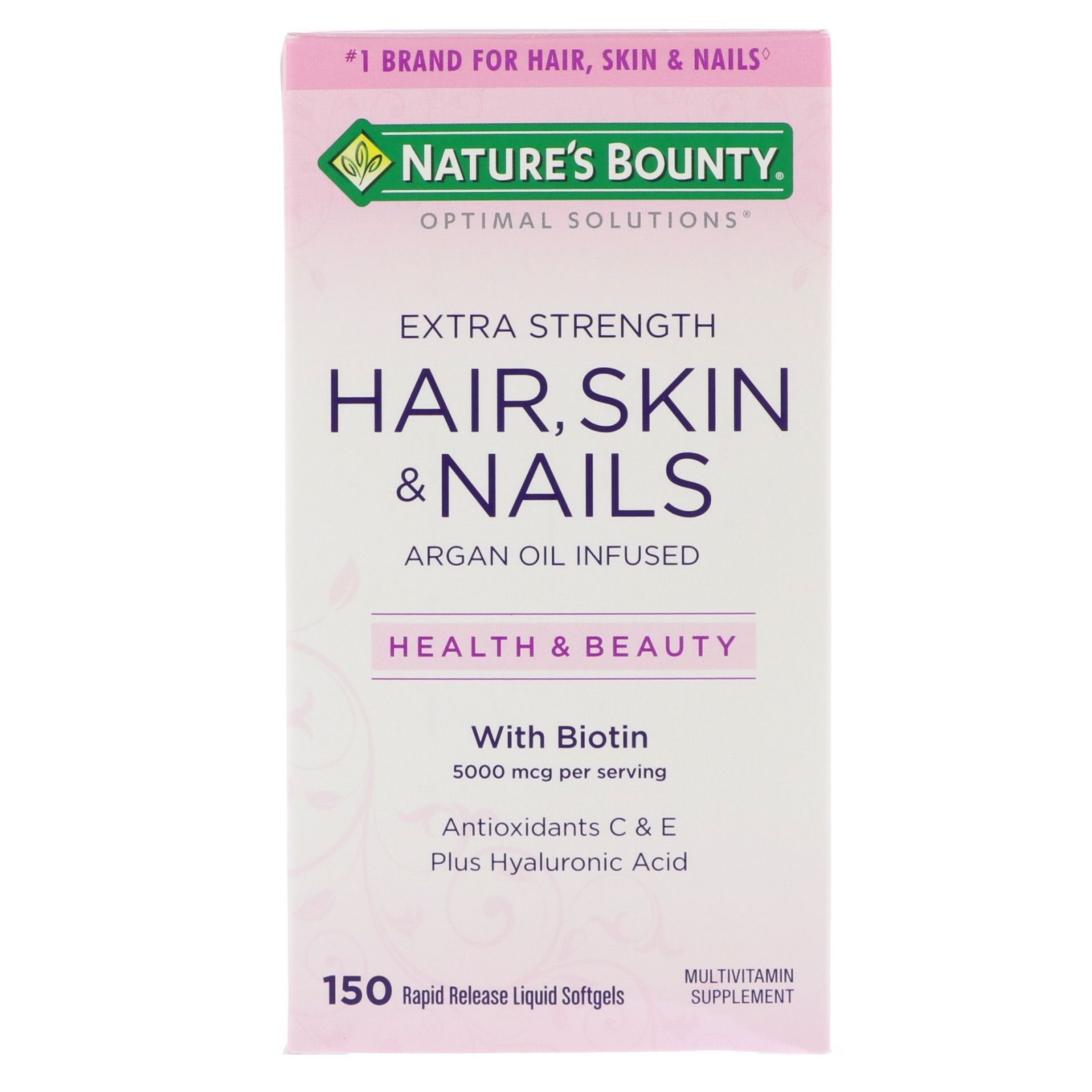 Hair Skin Nail Nature's Bounty - Viên uống hỗ trợ làm đẹp Da, Tóc, Móng