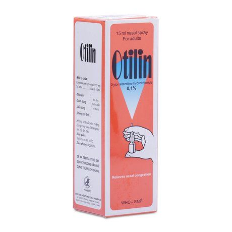 Thuốc xịt mũi giảm triệu chứng ngạt mũi, sung huyết Otilin 1