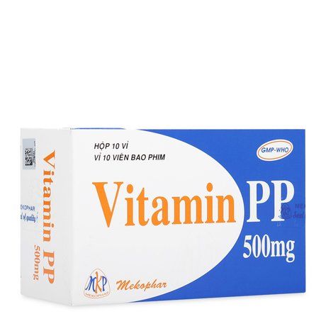 Thuốc điều trị các bệnh ở da Vitamin PP (Hộp 10 vỉ x 10viên) 1