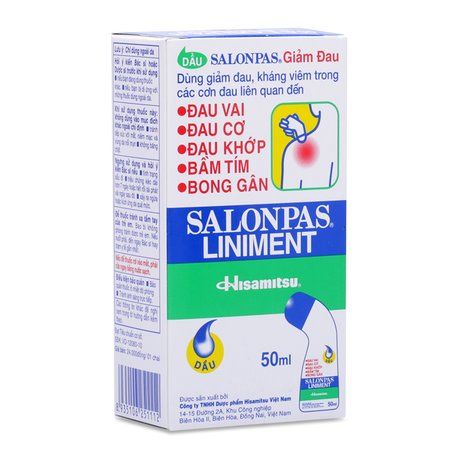 Dầu giảm đau, kháng viêm Salonpas Liniment (50ml) 1