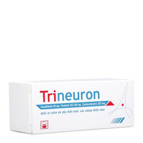 Thuốc điều trị các bệnh do thiếu Vitamin nhóm B Trineuron 1