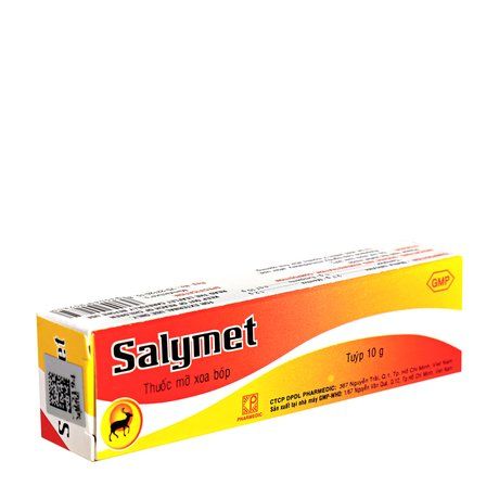 Thuốc mỡ xoa bóp điều trị nhức mỏi, tê thấp Salymet (10g) 1