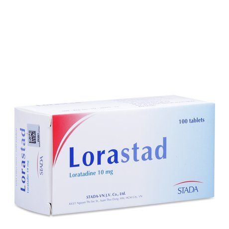 Thuốc giảm viêm mũi dị ứng và nổi mề đay Lorastad 10mg 1