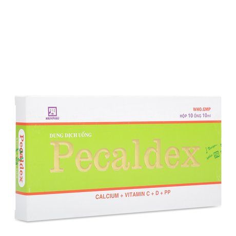 Dung dịch uống bổ sung Canxi PecaLdex (10 ống/ hộp) 1