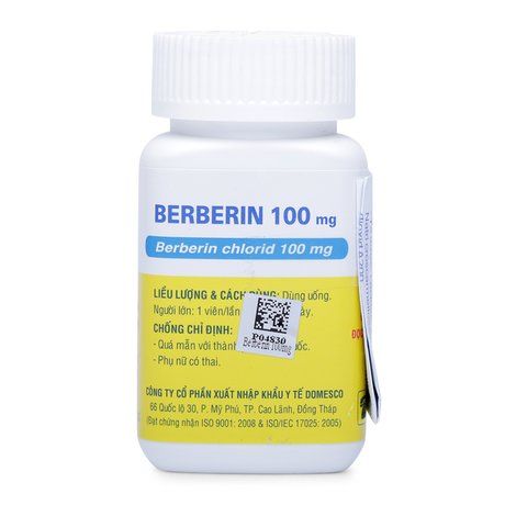 Berberin- Trị nhiễm khuẩn đường ruột, tiêu chảy và kiết lỵ 1