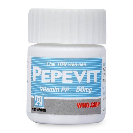Thuốc điều trị viêm loét Pepevit 500mg(Hộp 100 viên) 1