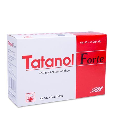 Thuốc giảm đau và hạ sốt Tatanol Forte (30 vỉ x 5 viên nén) 1