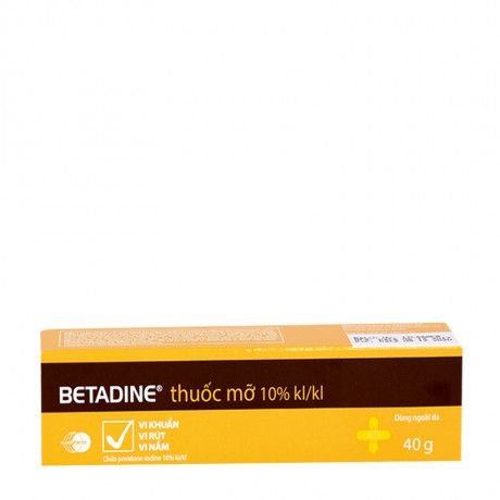 Thuốc mỡ bôi da sát khuẩn Betadine Ointment 10% (tuýp 40g) 1
