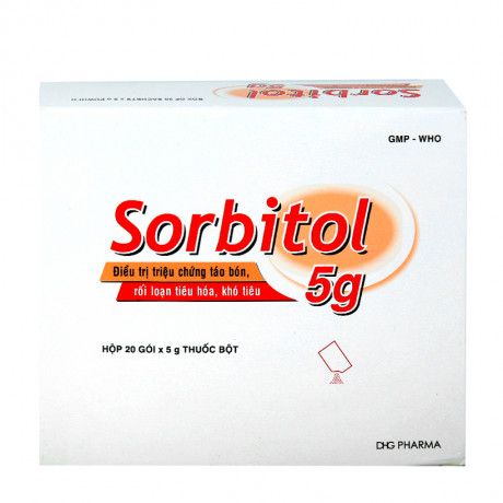 Thuốc điều trị táo bón, rối loạn tiêu hóa, khó tiêu Sorbitol 1