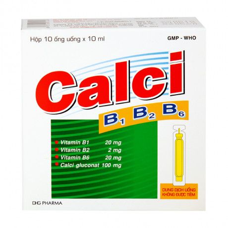 Dung dịch bổ sung Vitamin & Calci cho cơ thể Calci B1 B2 B6 1