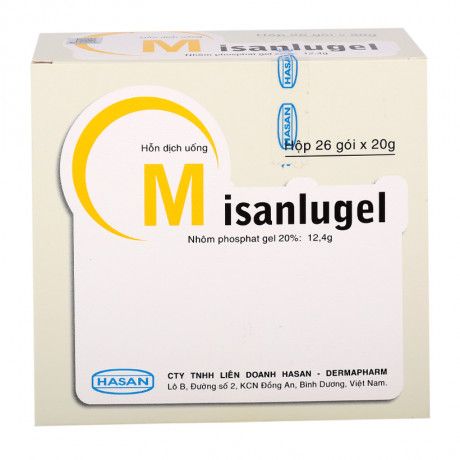Hỗn dịch uống trị viêm dạ dày cấp và mãn tính Misanlugel 1