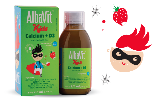 Dung dịch uống Albavit Kids Calcium+ D3 (150ml) 2