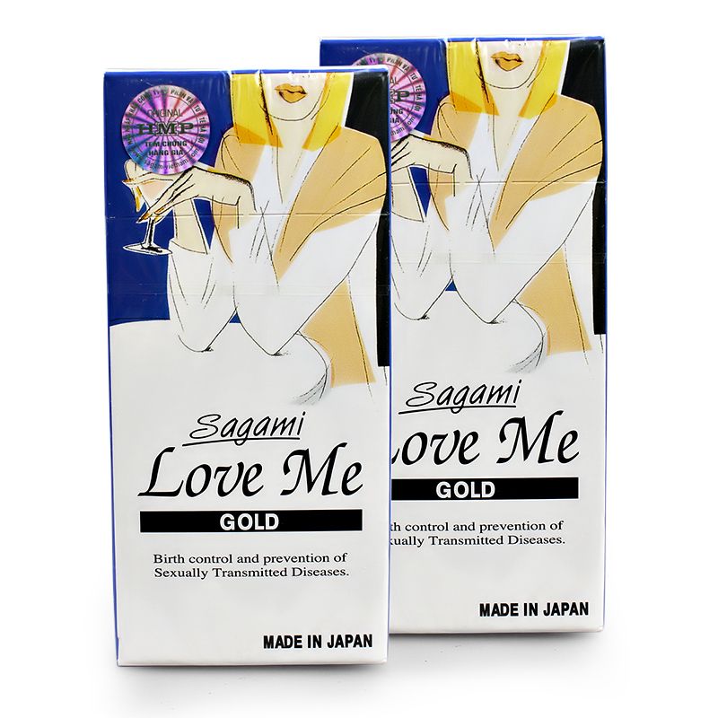 Bao cao su Sagami Love me gold ( hộp 10 chiếc)- Nhật Bản 1