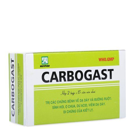 Viên nhai điều trị các bệnh về dạ dày & đường ruột Carbogast 1