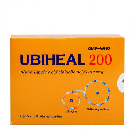 Thuốc tăng hệ miễn dịch và hỗ trợ điều trị bệnh Ubiheal 200 1