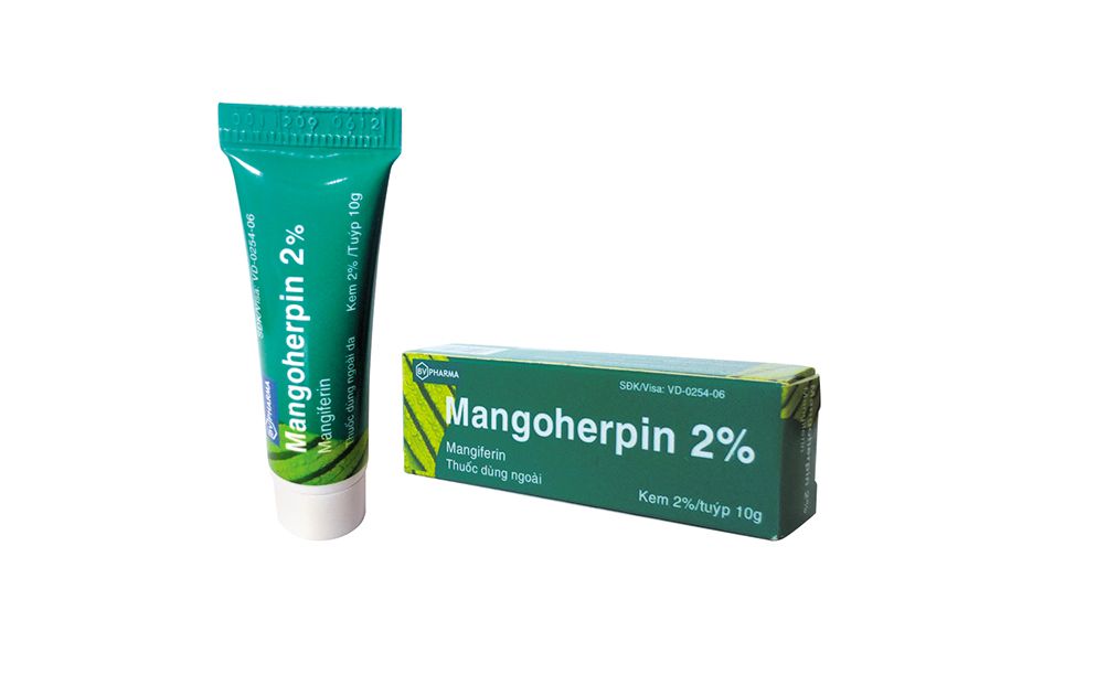 Kem bôi ngoài da mangoherpin 2% 5g- BV Pharma 1