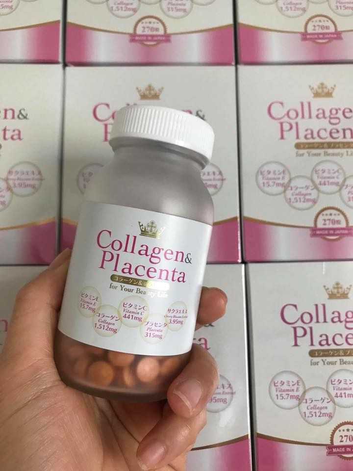 Viên Uống Collagen Placenta Chính Hãng Của Nhật Bản 2